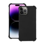 Siliconen Antishock hoesje geschikt voor Apple iPhone 14 Pro | Zwart