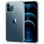 Siliconen hoesje geschikt voor Apple iPhone 12 Pro Max - Transparant - Antishock - Bumper case