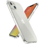 Siliconen hoesje geschikt voor Apple iPhone 13 - Transparant - Antishock - Bumper case