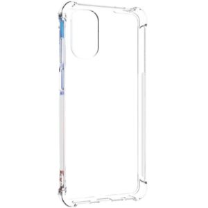 Siliconen hoesje geschikt voor Motorola Moto E32 - Transparant - Antishock - Bumper case