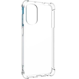 Siliconen hoesje geschikt voor Motorola Moto G82 - Transparant - Antishock - Bumper case