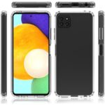 Siliconen hoesje geschikt voor Samsung Galaxy A22 5G - Transparant - Antishock - Bumper case