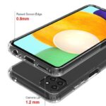 Siliconen hoesje geschikt voor Samsung Galaxy A22 5G - Transparant - Antishock - Bumper case