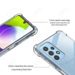 Siliconen hoesje geschikt voor Samsung Galaxy A23 5G - Transparant - Antishock - Bumper case