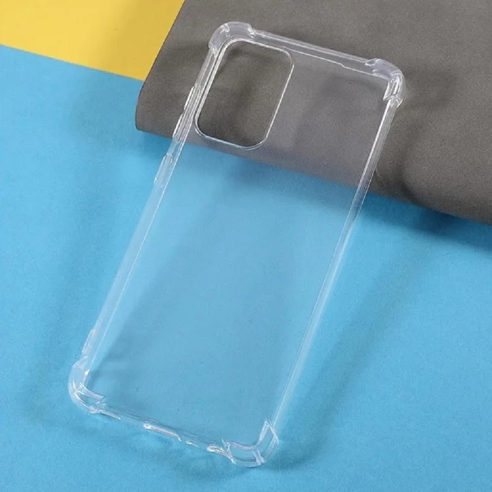 Siliconen hoesje geschikt voor Samsung Galaxy A52 5G - Transparant - Antishock - Bumper case