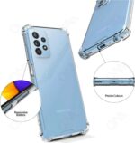 Siliconen hoesje geschikt voor Samsung Galaxy A53 5G - Transparant - Antishock - Bumper case