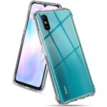 Siliconen hoesje geschikt voor Xiaomi Redmi 9A - Transparant - Antishock - Bumper case