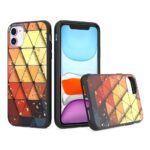 Siliconen hoesje met print geschikt voor Apple iPhone 11 - Marmer Triangle