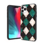 Siliconen hoesje met print geschikt voor Apple iPhone 11 Pro Max - Marmer Triangle