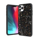 Siliconen hoesje met print geschikt voor Apple iPhone 11 Pro Max - Marmer Triangle