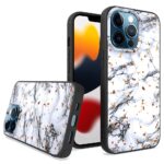 Siliconen hoesje met print geschikt voor Apple iPhone 13 Pro Max - Marmer Triangle