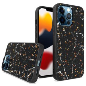 Siliconen hoesje met print geschikt voor Apple iPhone 14 Pro Max - Marmer Triangle