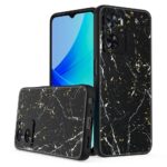 Siliconen hoesje met print geschikt voor OPPO A57 - Marmer Triangle