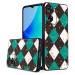 Siliconen hoesje met print geschikt voor OPPO A57 - Marmer Triangle