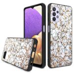 Siliconen hoesje met print geschikt voor Samsung Galaxy A13 4G - Marmer Triangle