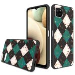 Siliconen hoesje met print geschikt voor Samsung Galaxy A22 5G - Marmer Triangle