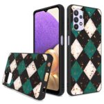 Siliconen hoesje met print geschikt voor Samsung Galaxy A32 5G - Marmer Triangle