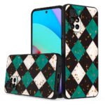 Siliconen hoesje met print geschikt voor Xiaomi Redmi 10 - Marmer Triangle