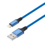 USB-A naar Lightning Oplaad- en Datakabel 1 meter - Blauw LB111