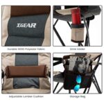 Premium Opklapbaar Campingstoel met Bekerhouder en Opbergvak