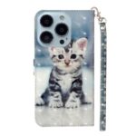 Boekhoesje met print geschikt voor Apple iPhone 13 Pro - Cute Kitten