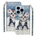 Boekhoesje met print geschikt voor Apple iPhone 13 Pro - Cute Kitten