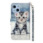 Boekhoesje met print geschikt voor Apple iPhone 14 - Green Triangle