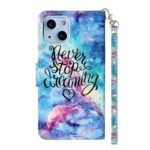 Boekhoesje met print geschikt voor Apple iPhone 14 - Green Triangle