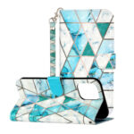 Boekhoesje met print geschikt voor Apple iPhone 14 Pro - Green Triangle