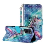 Boekhoesje met print geschikt voor Oppo A76 - Green Triangle