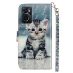 Boekhoesje met print geschikt voor Oppo A76 - Green Triangle