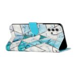 Boekhoesje met print geschikt voor Samsung Galaxy A13 4G - Green Triangle