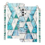 Boekhoesje met print geschikt voor Samsung Galaxy A13 4G - Green Triangle