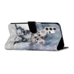 Boekhoesje met print geschikt voor Samsung Galaxy A13 4G - Green Triangle