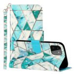 Boekhoesje met print geschikt voor Samsung Galaxy A22 5G - Green Triangle