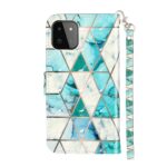 Boekhoesje met print geschikt voor Samsung Galaxy A22 5G - Green Triangle