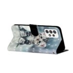 Boekhoesje met print geschikt voor Samsung Galaxy A32 5G - Green Triangle