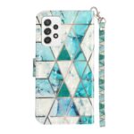 Boekhoesje met print geschikt voor Samsung Galaxy A32 5G - Green Triangle