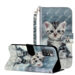 Boekhoesje met print geschikt voor Xiaomi Redmi 10 2022 - Green Triangle