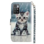 Boekhoesje met print geschikt voor Xiaomi Redmi 10 2022 - Green Triangle