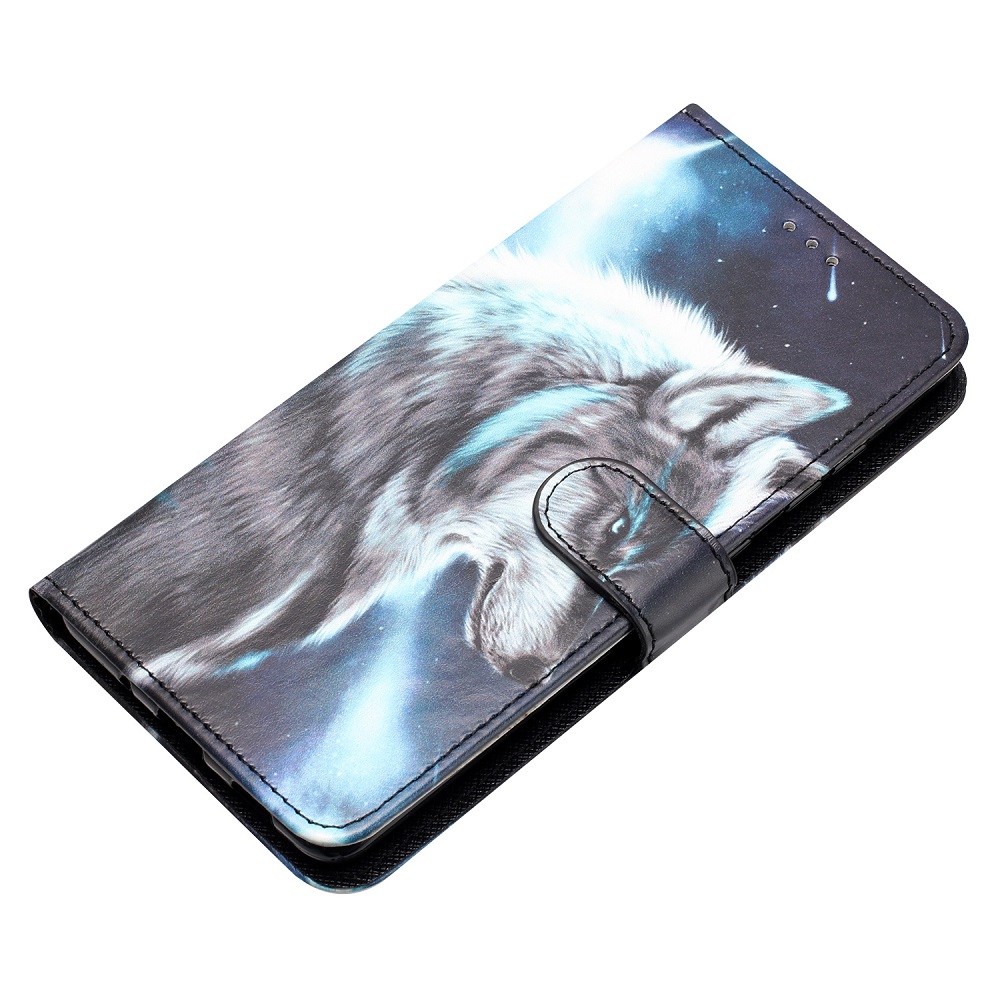 Boekhoesje met print geschikt voor Xiaomi Redmi 10 - Lone Wolf