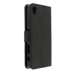 Hoesje geschikt voor Sony Xperia X - Bookcase Zwart - portemonnee hoesje