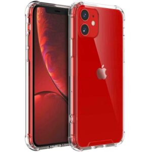 Siliconen hoesje geschikt voor Apple iPhone 11 - Transparant - Antishock - Bumper case