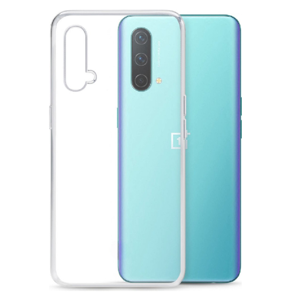 Siliconen hoesje geschikt voor OnePlus Nord CE 5G - Soft Cover - Transparant