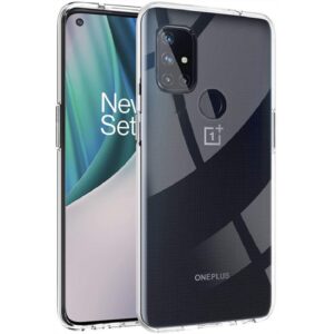 Siliconen hoesje geschikt voor OnePlus Nord N10 5G - Soft Cover - Transparant