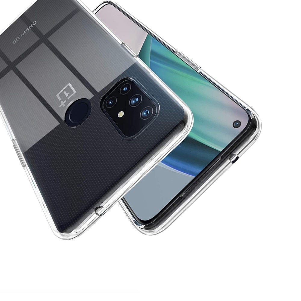 Siliconen hoesje geschikt voor OnePlus Nord N10 5G - Soft Cover - Transparant