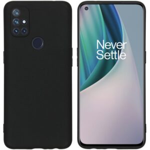 Siliconen hoesje geschikt voor OnePlus Nord N10 5G - Soft Cover - Zwart