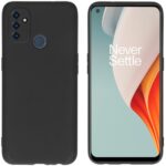 Siliconen hoesje geschikt voor OnePlus Nord N10 5G - Soft Cover - Zwart