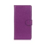 Hoesje geschikt voor Motorola Moto E32 - Boekhoesje met kaartvakken - Aubergine