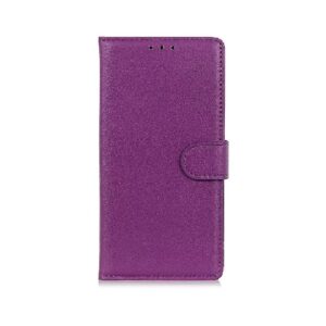 Hoesje geschikt voor Motorola Moto E32 - Boekhoesje met kaartvakken - Aubergine